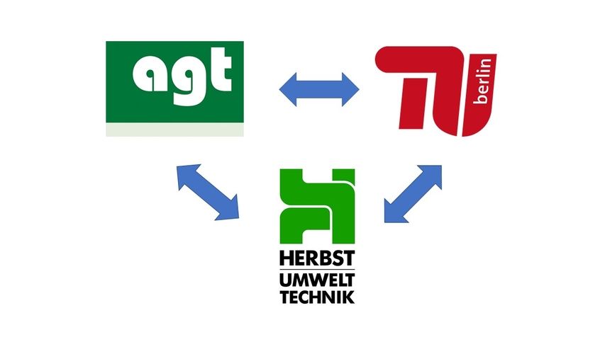 Zusammenarbeit zwischen agt, TU Berlin und Herbst Umwelttechnik.